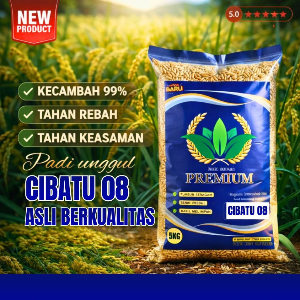 BENIH PADI UNGGUL CIBATU 08 ORIGINAL 5KG