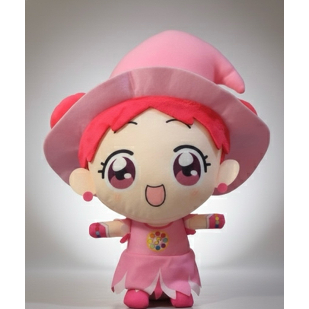 Magical Doremi Sitting Plush Toy 25cm Ojamojo Doremi Harukaze Doremi