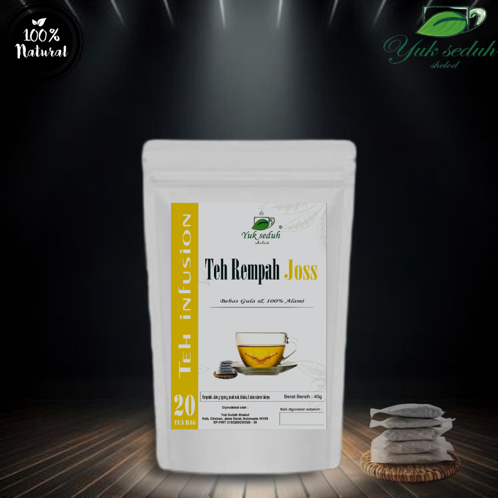 Teh REMPAH JOSS, untuk pria penambah stamina makin joss 20 tea bag