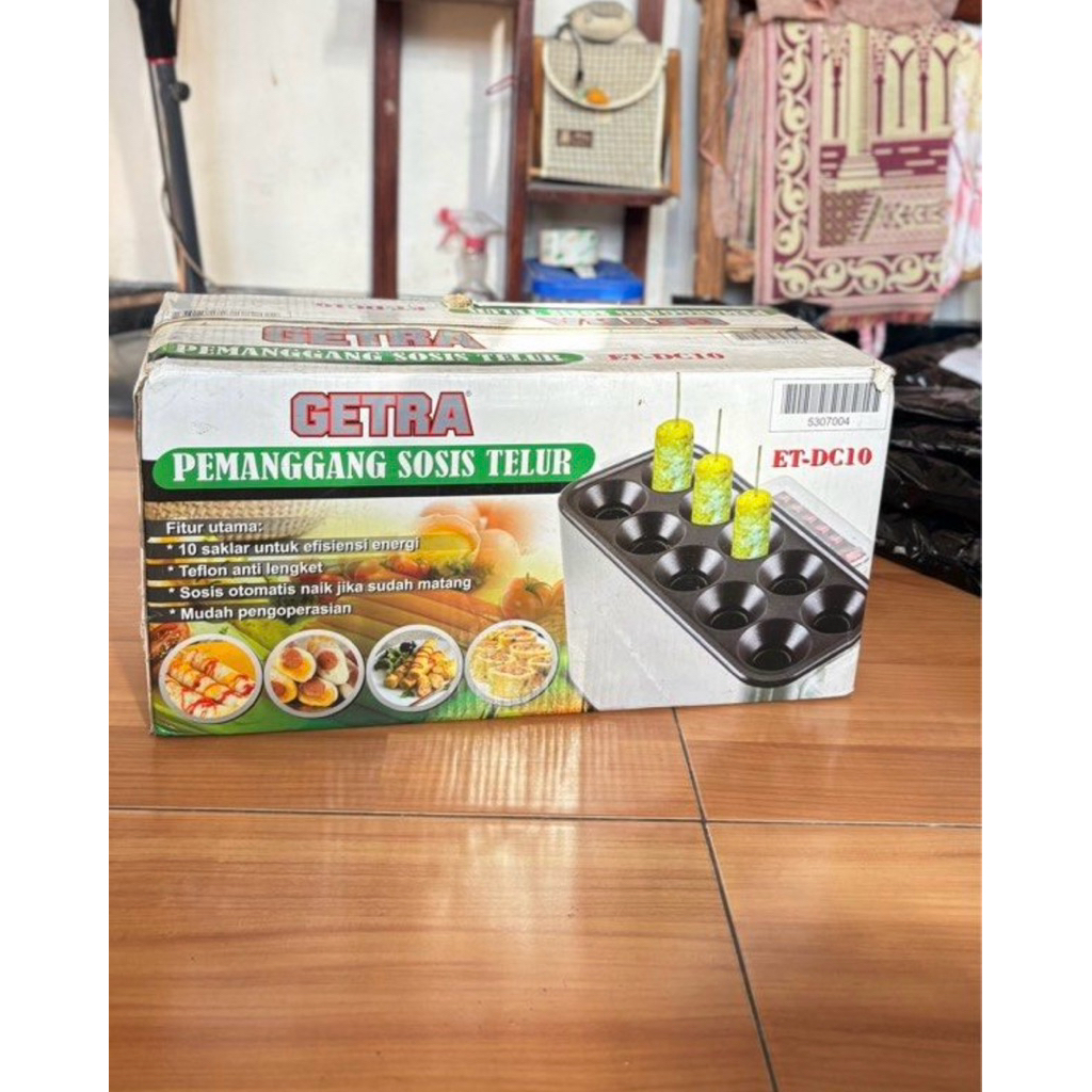 Mesin Pembuat Sosis Telur (Sostel) GETRA ET-DC10 – 10 Lubang Listrik