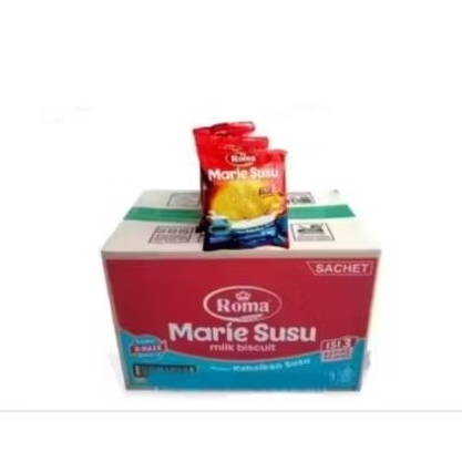 Roma Marie Susu Milk Biskuit 1 Dus Isi 12 Renceng 16,5gr