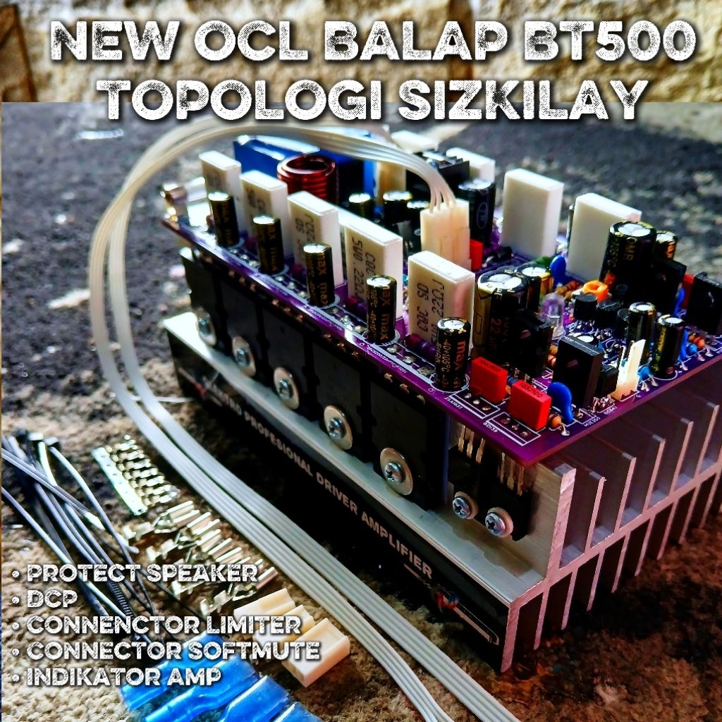 OCL Balap SIZKLAY | OCL HIFI Topology Sziklay | 2U | Clarity Amplifier | Quality Part | Variasi Tran