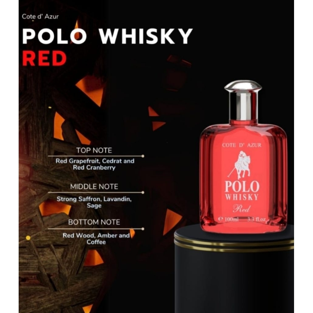 Polo Whisky Red 100ml Parfume For Men