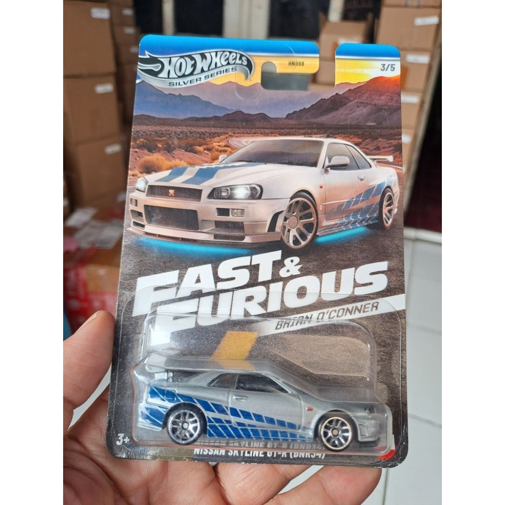 Hot Wheels R34 Brian O'conner + protektor