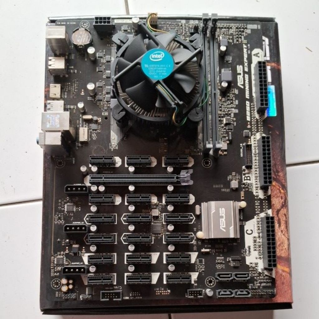 Motherboard ASUS B250 Mining + Pentium G4400