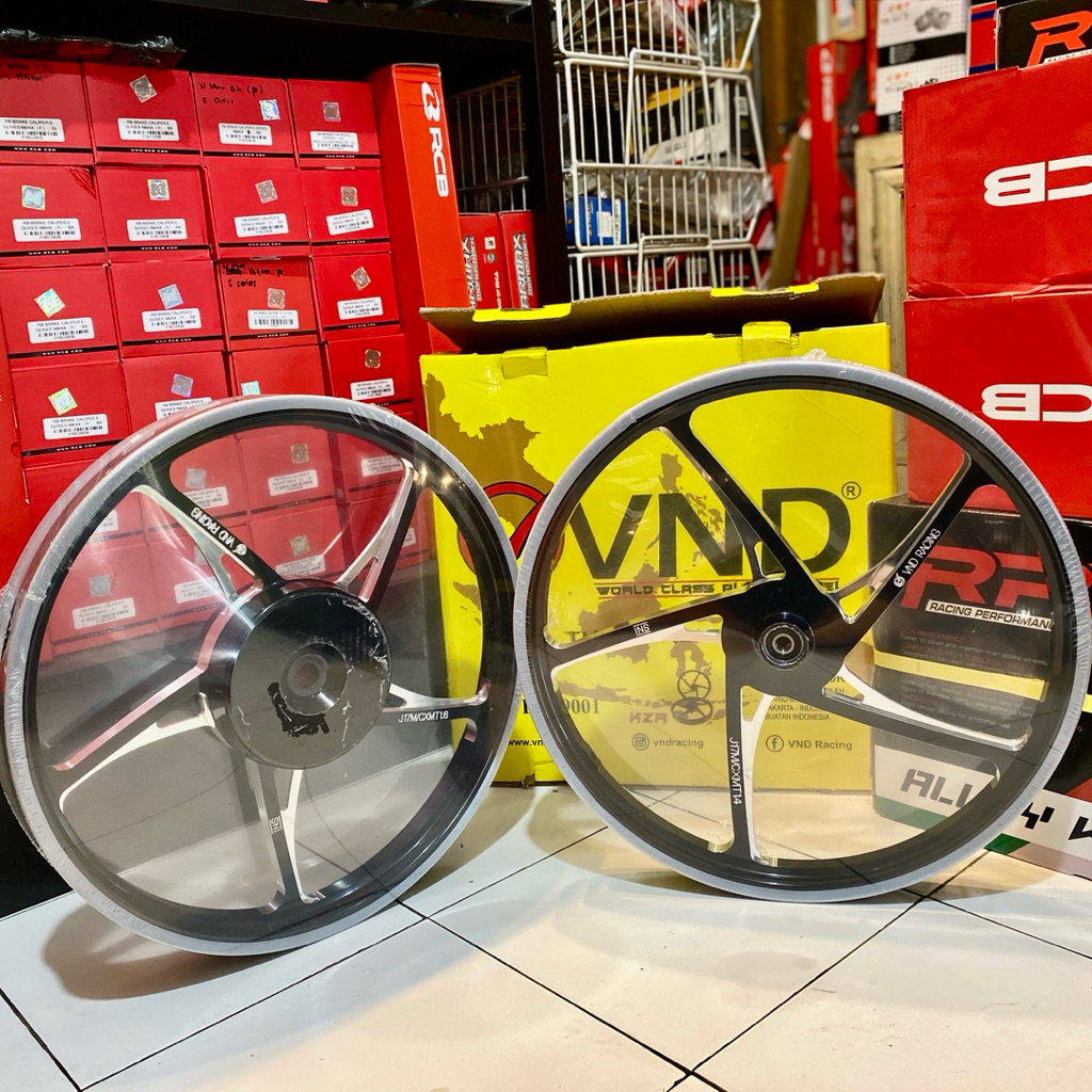 VELG VND KZR HITAM RING 17 BEAT SCOOPY VARIO 110