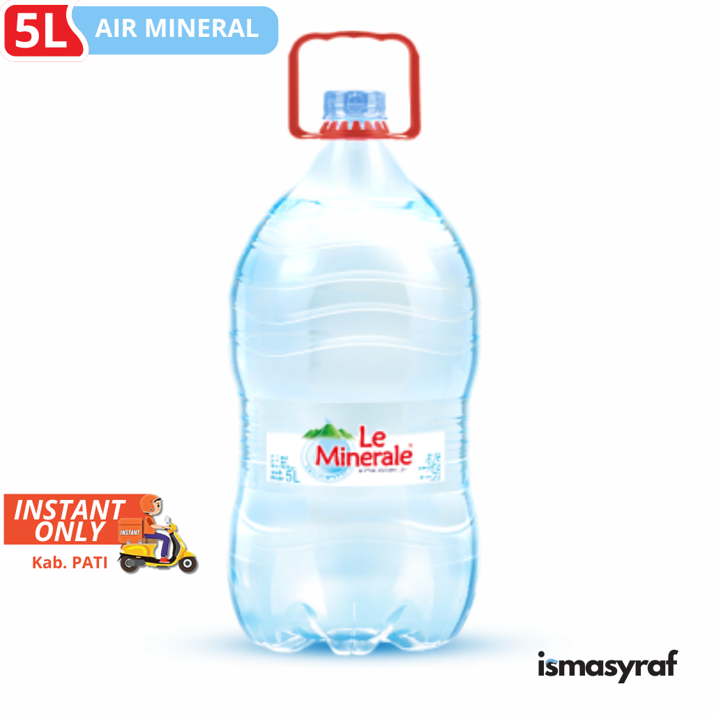 Le Minerale Galon Mini 5L Air Mineral Praktis Food Grade BPOM SNI Tanpa Rasa