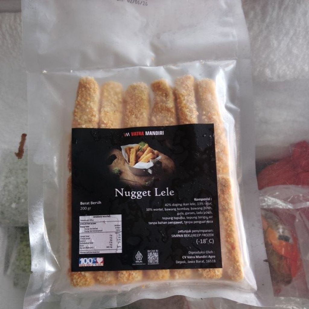 Nugget lele berat 300gram | Naget Ikan lele