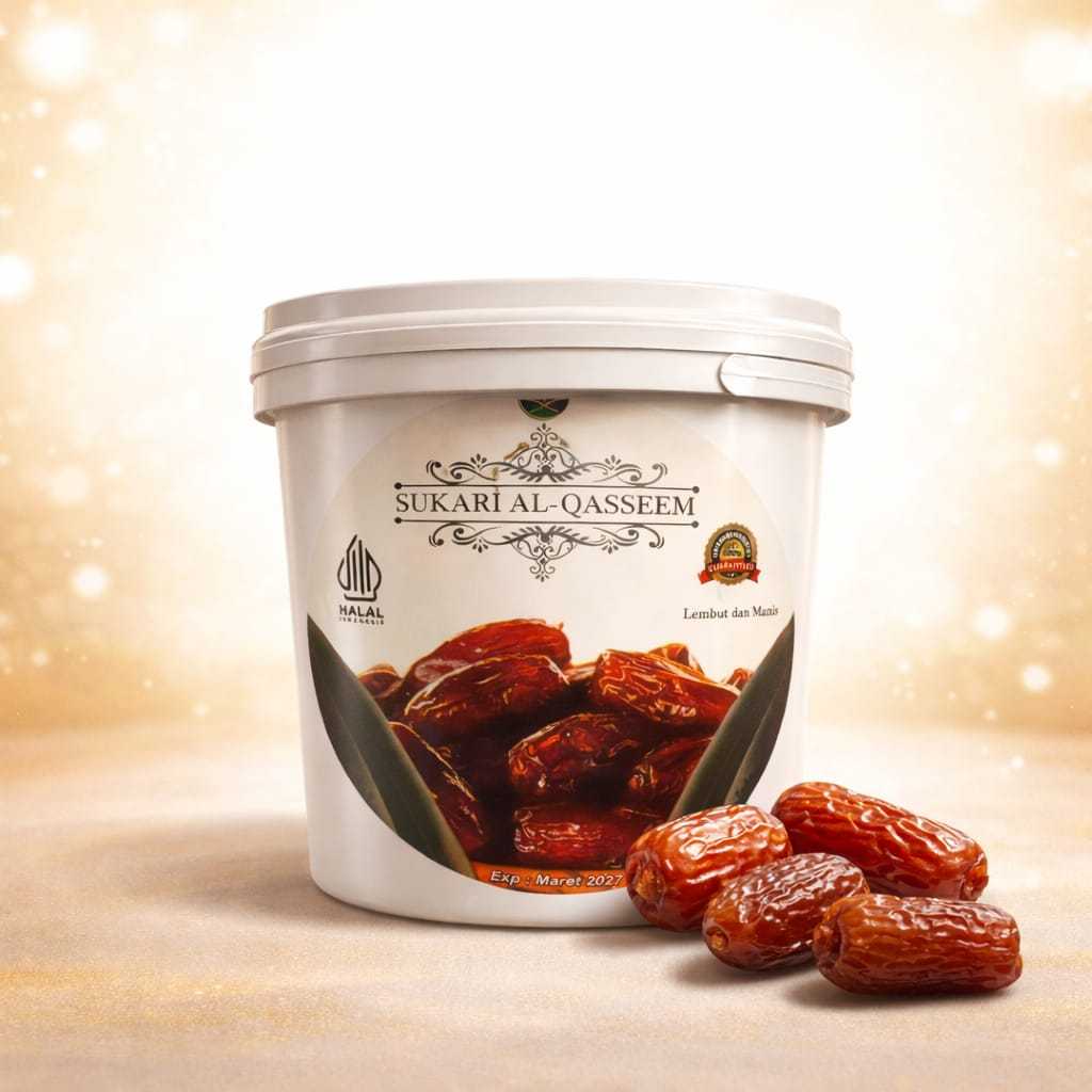( Exp JAN 27)Kurma Sukari Gram ember / Kurma Sukkari Sukari Basah AlQasim