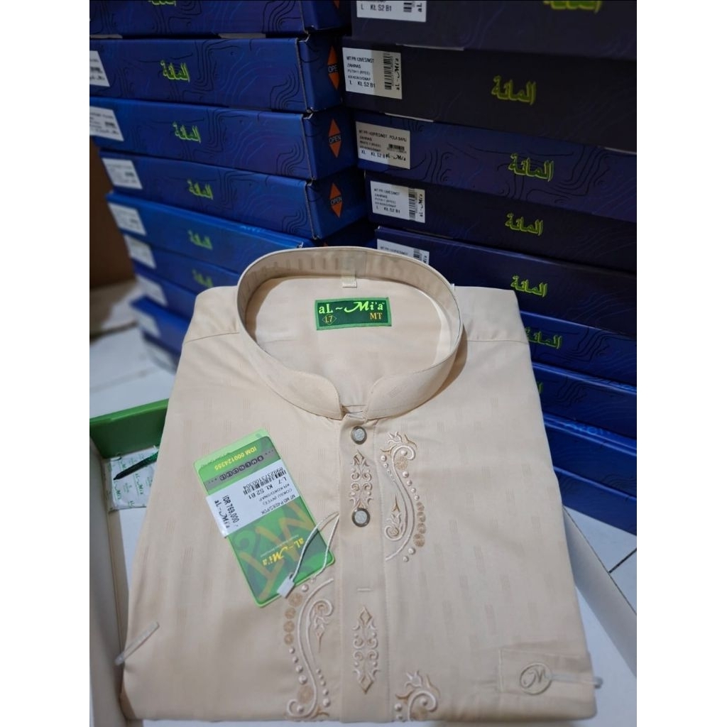 BAJU KOKO AL MIA MT JUMBO size xxL-L7 PENDEK