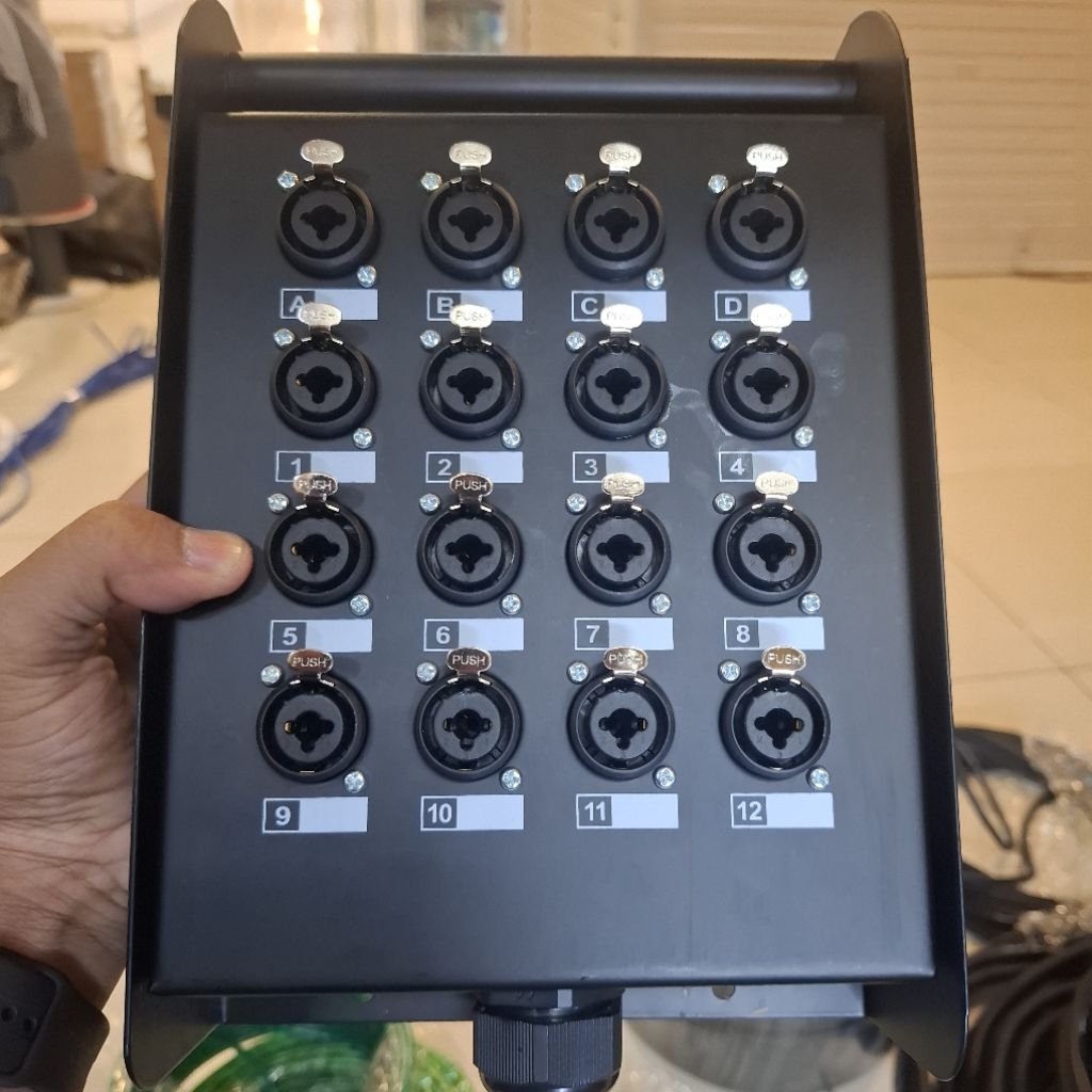 Snake Kabel 16ch Full combo Lengkap + Stage Box Tebal 5Meter