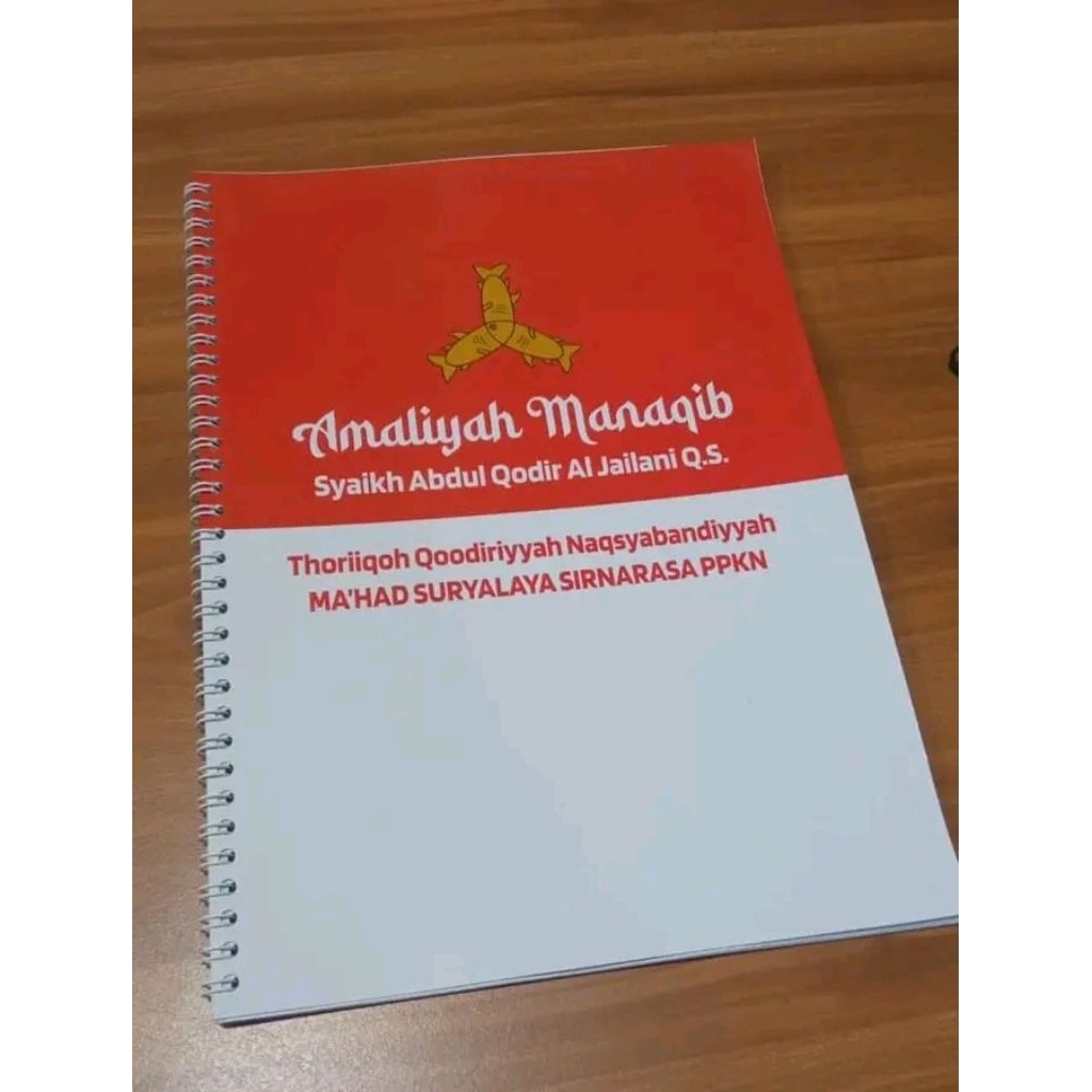 BUKU AMALIYAH MANAQIB MERAH PUTIH / BAHASA INDONESIA