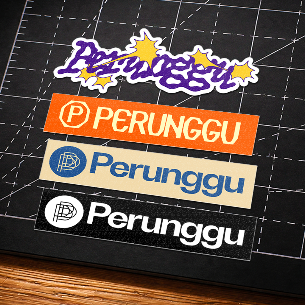 Sticker vynil band culture kalcer perunggu