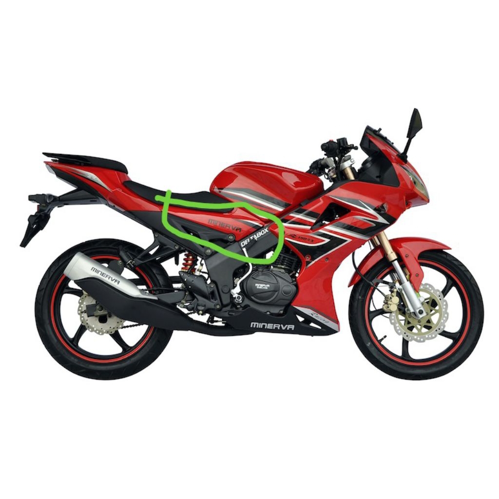 cover body samping minerva new vx 150cc