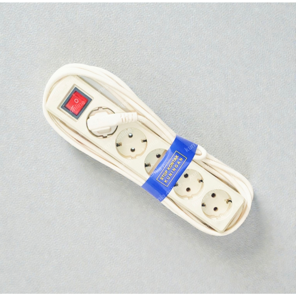 Terminal listrik colokan listrik saklar 5 LUBANG 3 METER