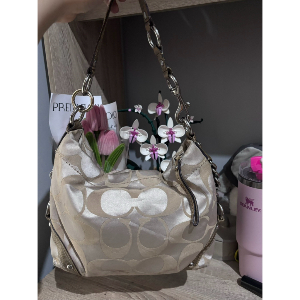 Coach carly gold vintage preloved