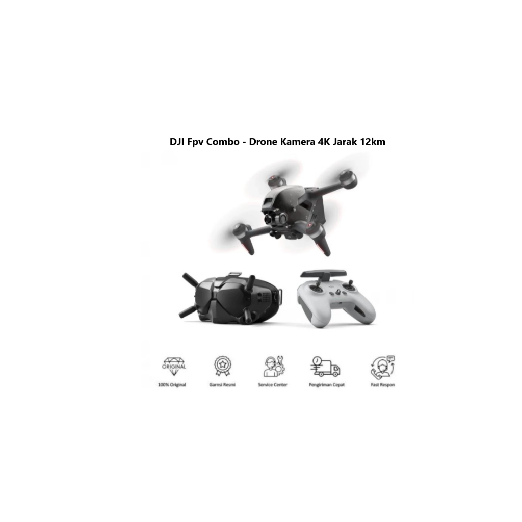 DJI Fpv Combo - Drone Kamera 4K Jarak 12km