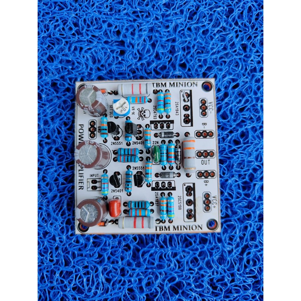 PCB ples komponen driver power tbm mini tanpa tr driver