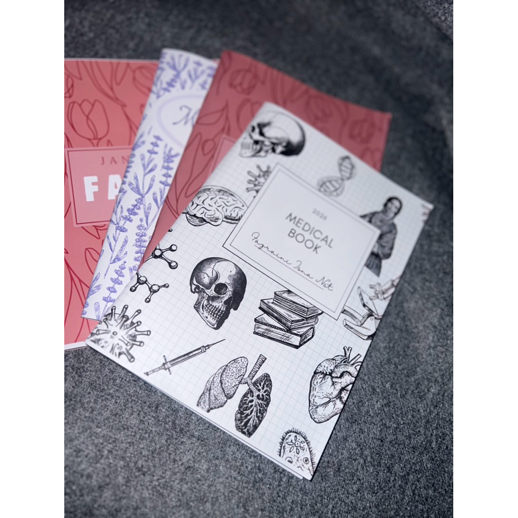 custom Notebook kedokteran.