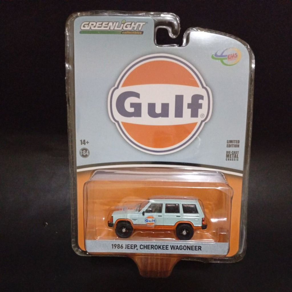 Greenlight 1986 Jeep Cherokee Wagoneer Gulf
