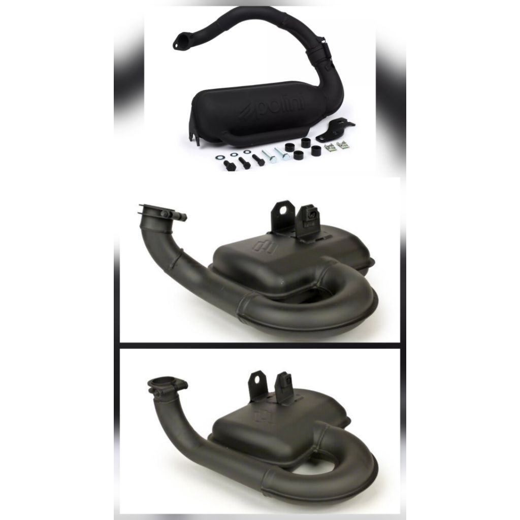 Knalpot racing vespa pts big box px 200 POLINI