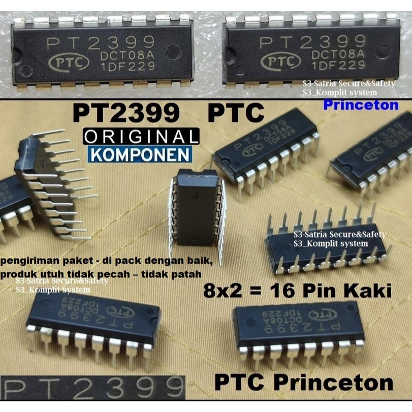 PT2399 PT 2399 PTC ic Princeton PT 2399 Echo eho pt2399 pt 2399 aksesoris AUDIO video DLL