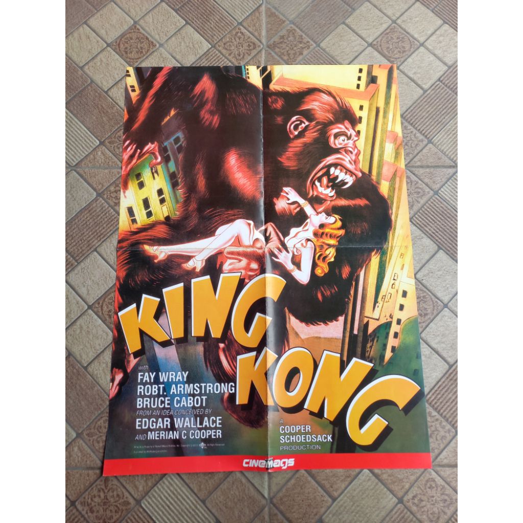 POSTER KINGKONG / POSTER SISIPAN MAJALAH