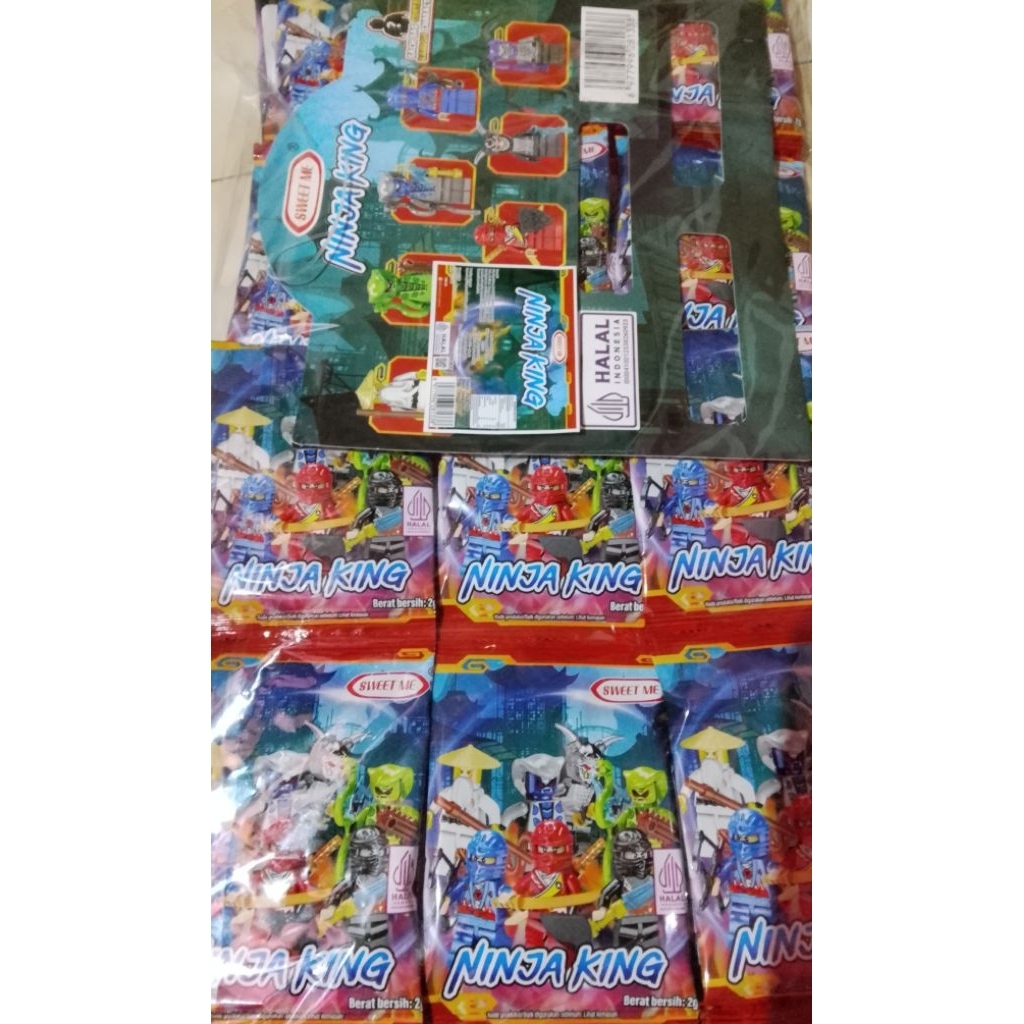 lego permen surprise candy/lego renteng/permen keras berhadiah lego