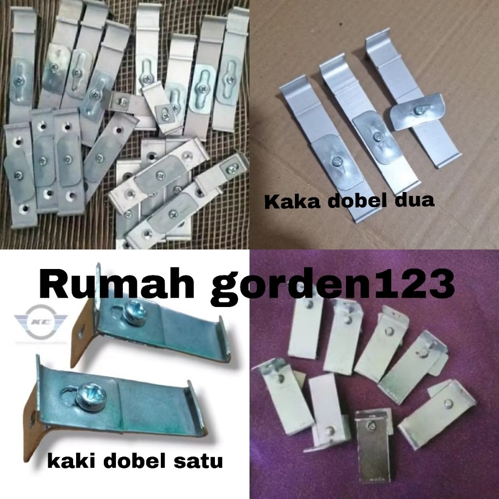 Gorden vitrase import motif Shabby varian warna hijau ungu biru pink