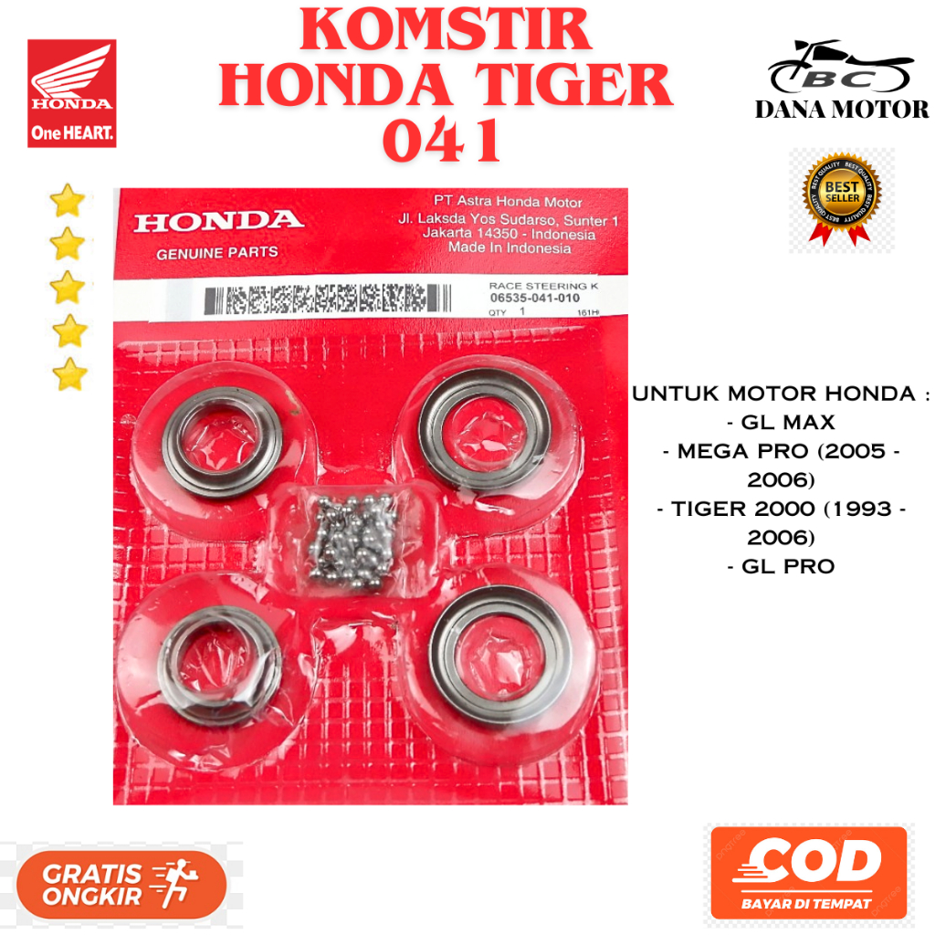 Komstir Mega Pro Ori / Kones Gl Pro / Komstir Honda Tiger Original Premium - 06535-041-010