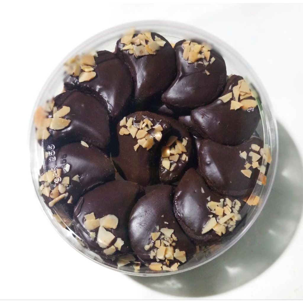 Coklat Almond kue kering