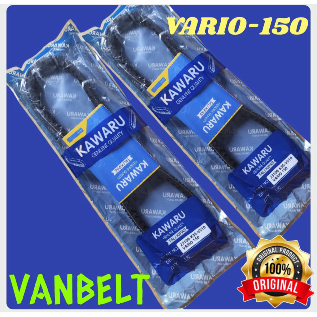 Tali Kipas Fanbelt Motor Vario-150/ Panbel Motor Vario-150/Vambel Onli VARIO-150(1pcs)