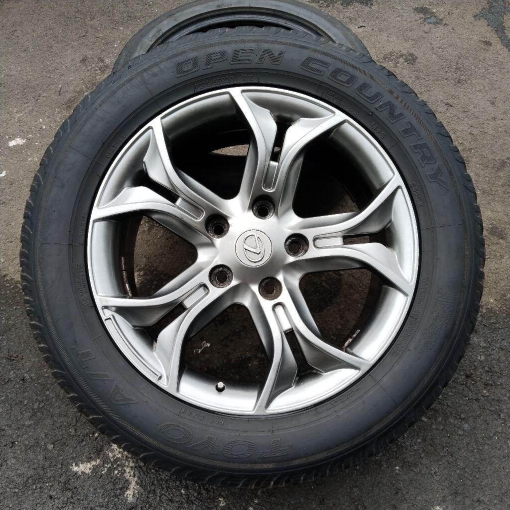 Velg Racing Rep Lexus R20 Pcd 5x150 Lebar 9_inc ET 45 Bonus Ban Toyo A/T 275/55 R20