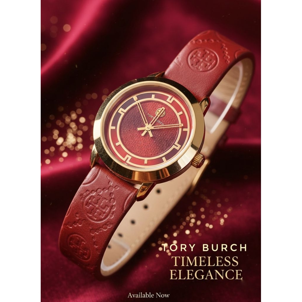 jam tangan preloved tory burch