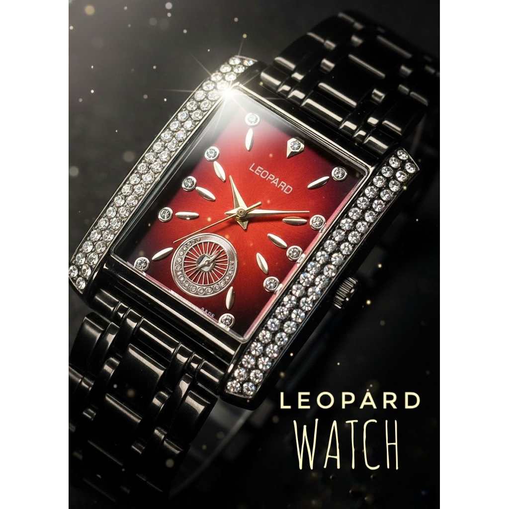 jam tangan wanita preloved Leopard