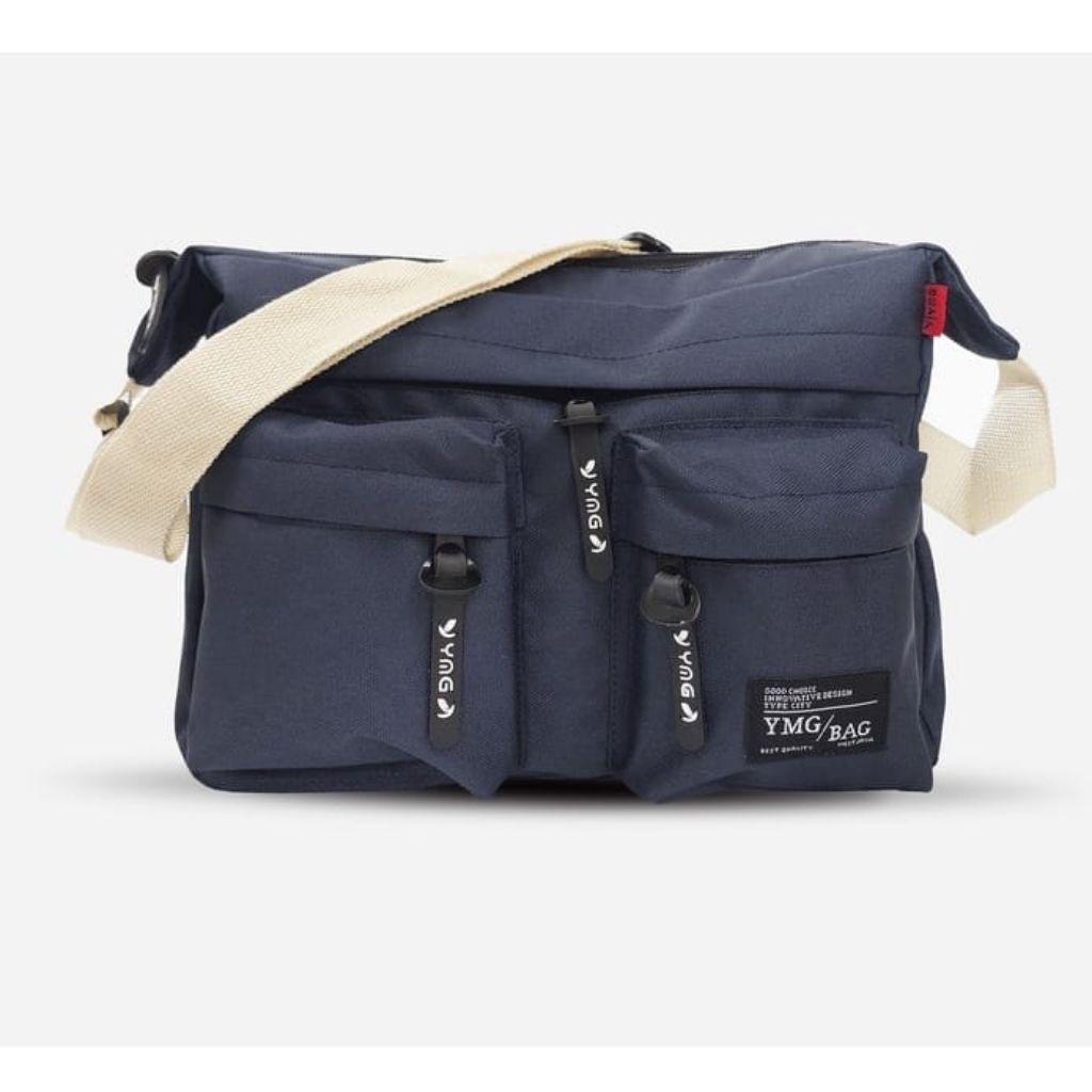 tas slempang distro terbaru pria wanita bahan kanvas