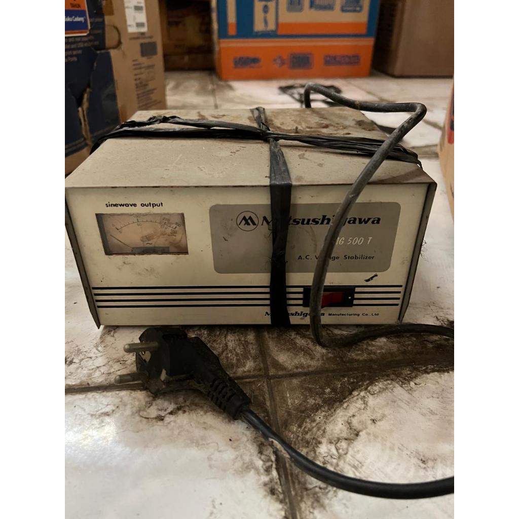 bekas second stavol UPS matsushigawa sinewave output voltage stabilizer MG 500T