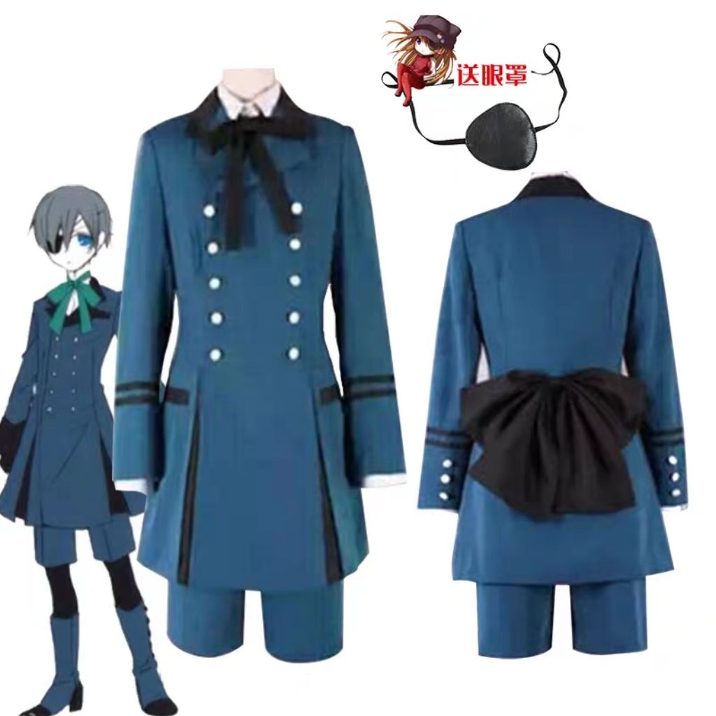 [PO] Ciel Phantomhive costume cosplay anime black buttler