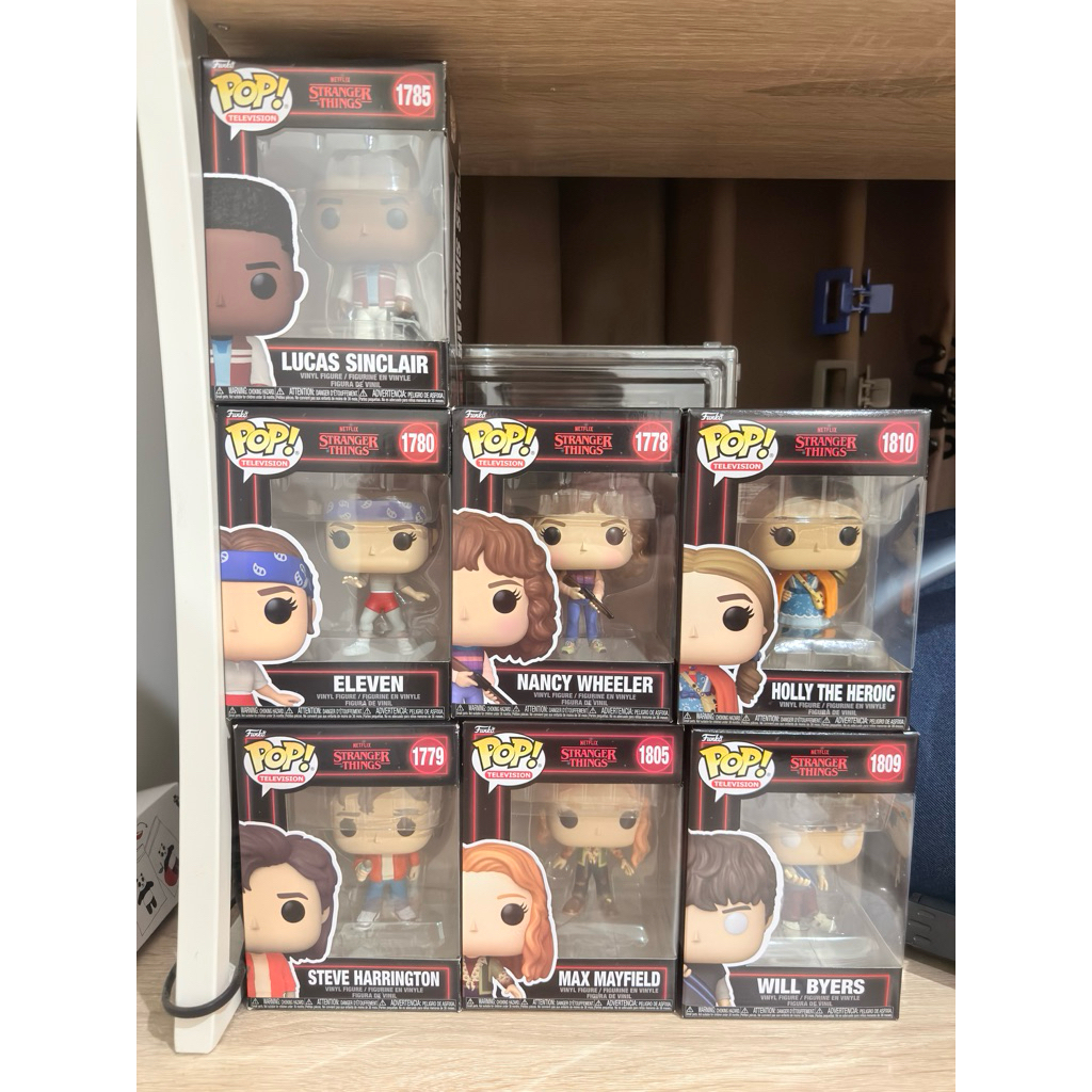 [BACA DESC] funko pop stranger things season 5 will byers, max mayfield, lucas sinclair, holly the h