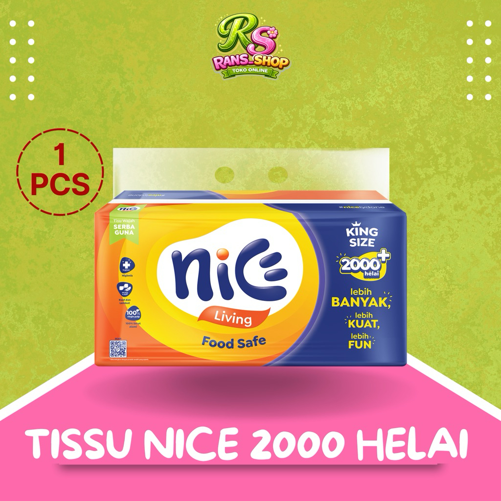 Tissu Nice 2000 Helai • Tisu Nice 2000 Helai 1 kg • Tisu Nice Besar