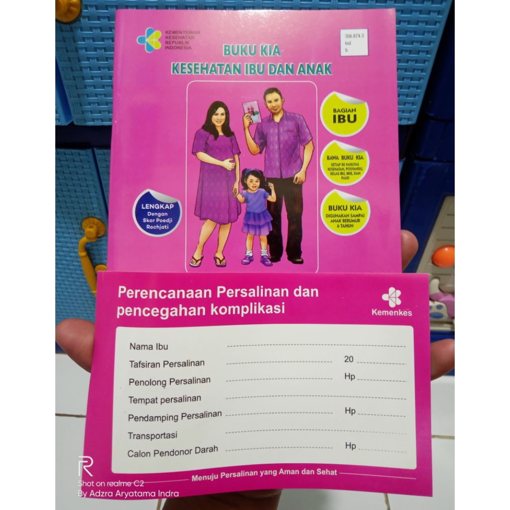 Buku KIA kemenkes edisi 2021 Buku Pink posyandu