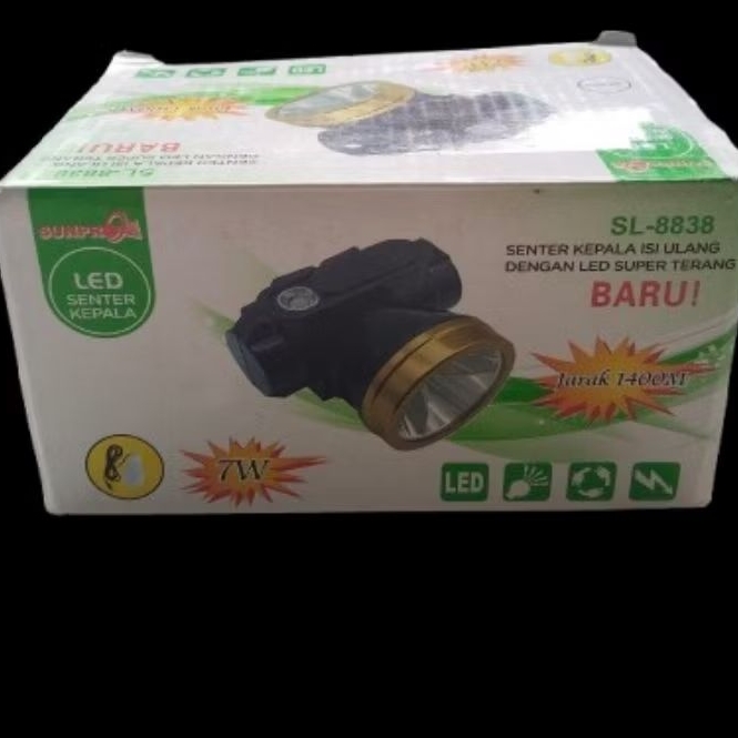 SENTER KEPALA SUNPRO SL-8838