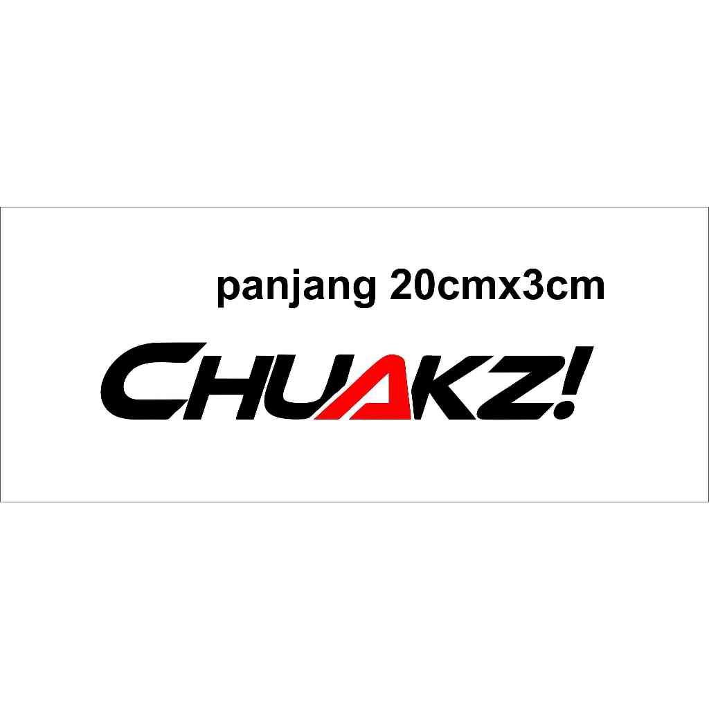 2101 STICKER STIKER CUTTING CHUAKZ VIRAL CHUAKZZ CHUAKS