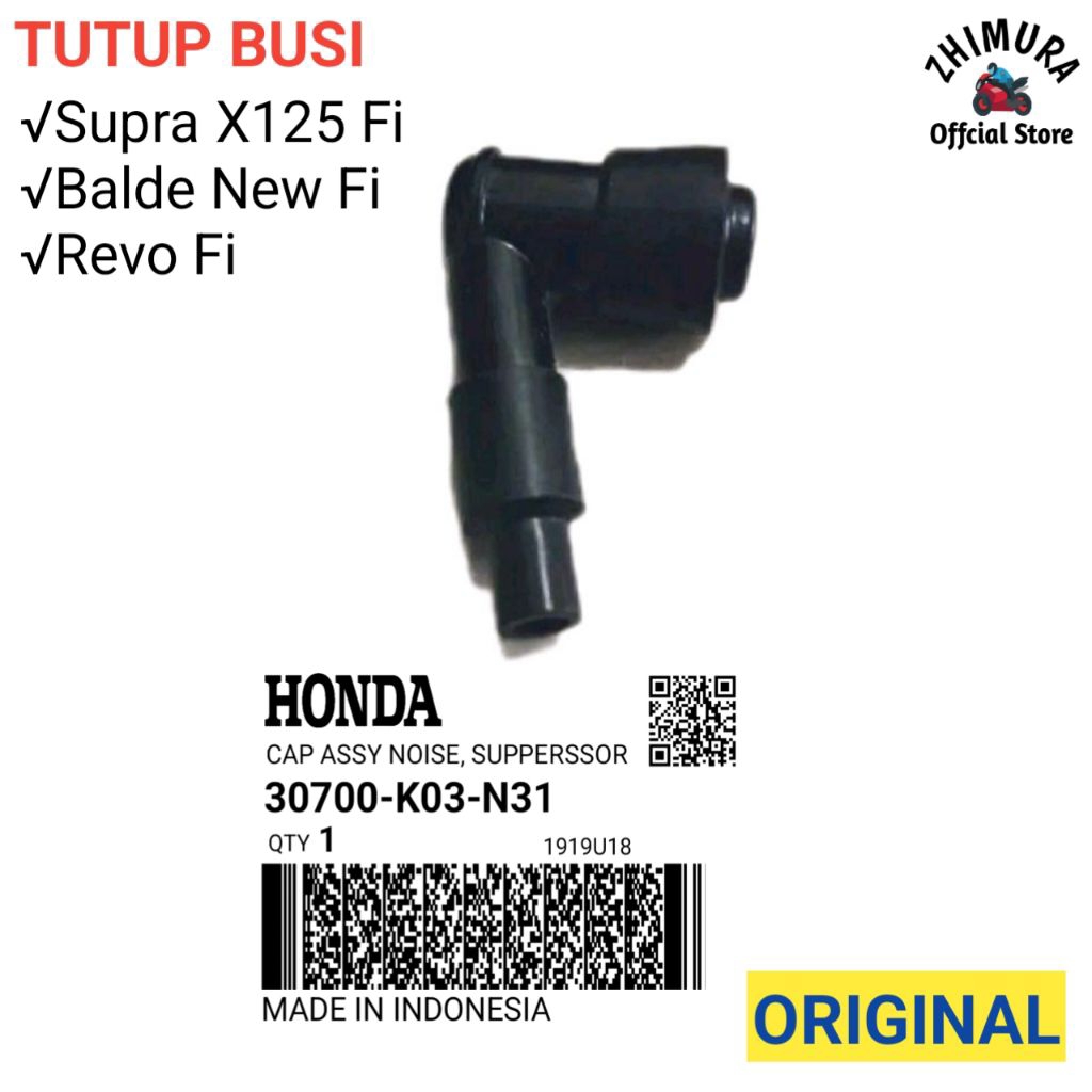 Tutup Busi Cangklong Busi Revo Fi Injeksi Supra X 125 Fi Blade 125 Fi ORIGINAL