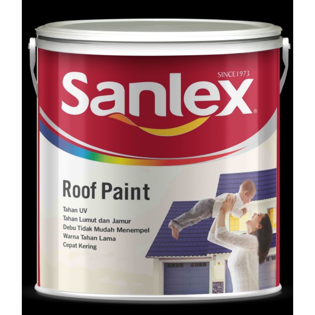 Cat Sanlex roof paint Cat genteng