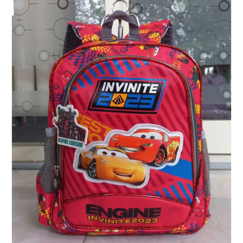 Tas Sekolah ALTO Kids Anak Laki-Laki TK Paud Ransel Cowok Karakter Transformer Cross