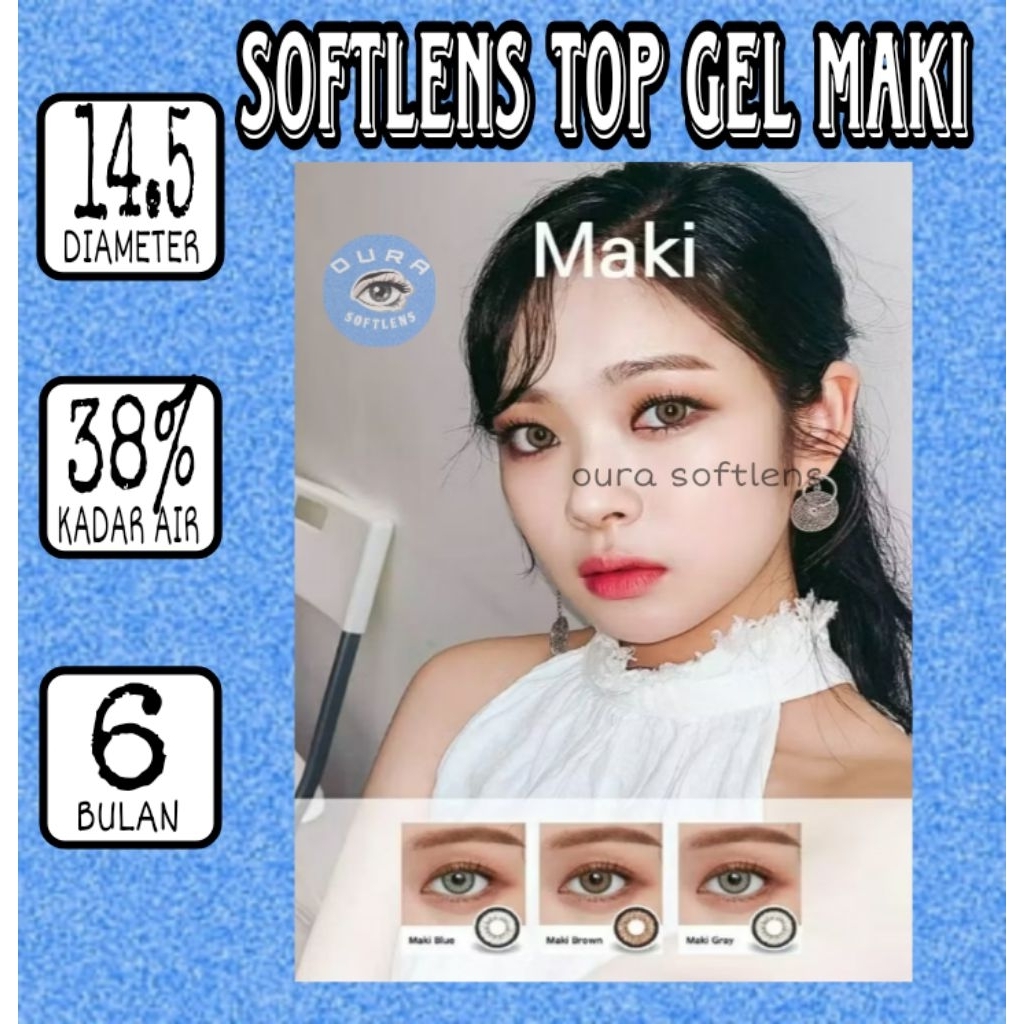 [INSTAN/COD] Softlens Top Gel Maki/ TopGel/Soflens/Soflen/Maki