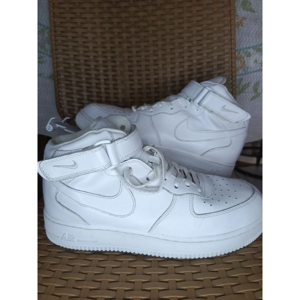 NIKE AIR FORCE 1 MID WHITE
