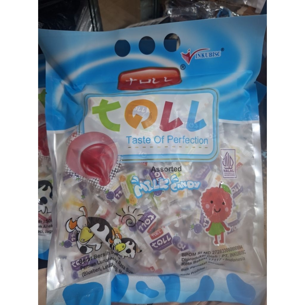 Permen toll candy Milk 500g