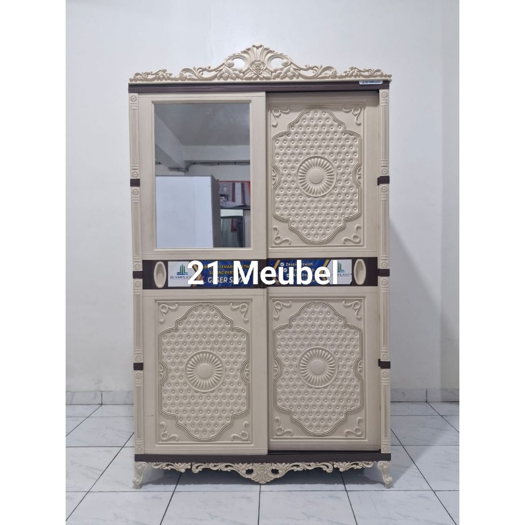 Lemari Pakaian Sliding Olymplast OTC Sliding Classic.